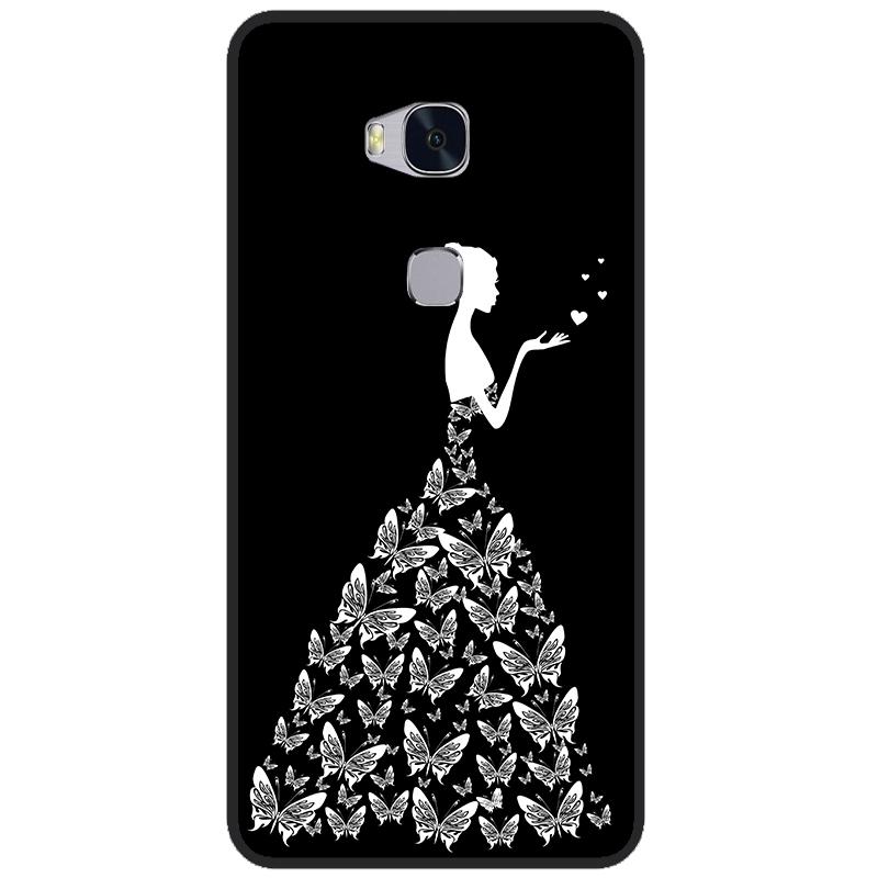 For Huawei GR5 2016 Honor 5X Phone Case Cute Silicone Case For Huawei Honor 5X 5 X Cover KIW-L21 5.5 " Soft TPU Protection Shell