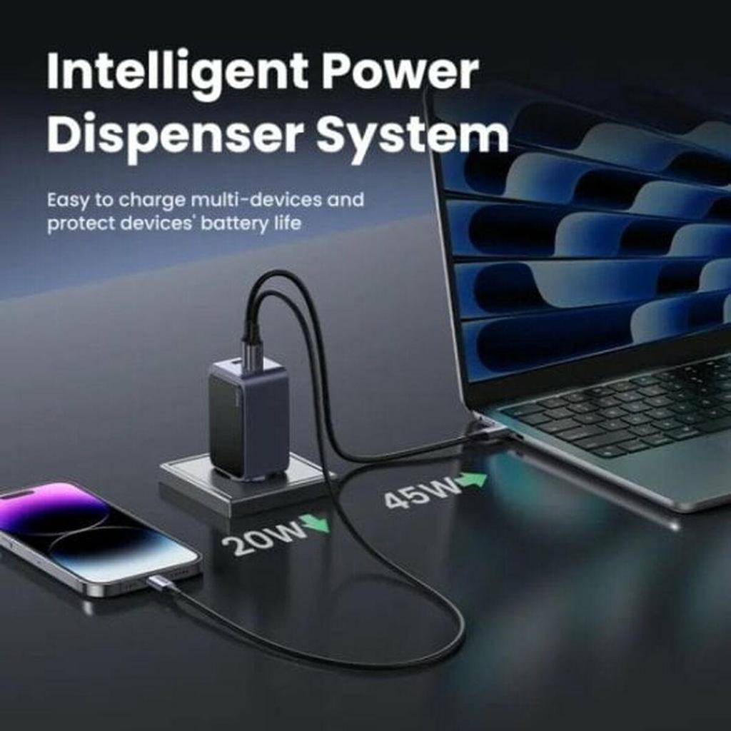 Ugreen Nexode S Laptop Adapter 65W Grey