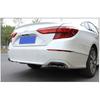 For Honda Accord 18-21 Black Titanium Rear Exhaust Muffler Tip Tail Pipe Trim 2P