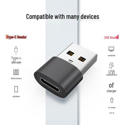 USB Male To Type-C Female OTG Adapter: Supports PD Fast Charging & Data Transfer