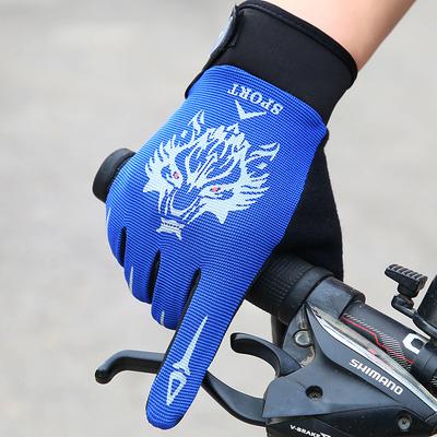 Radhandschuhe Halbfinger für Frühling und Sommer Herren und Damen Outdoor Fitness Langfinger Motorrad Dünne Rennhandschuhe
