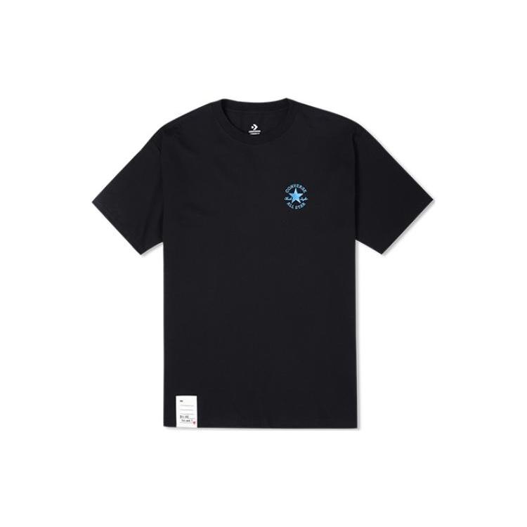 Converse Chuck Taylor Logo Tee Asia Sizing Black Men s 10024933-A02 S
