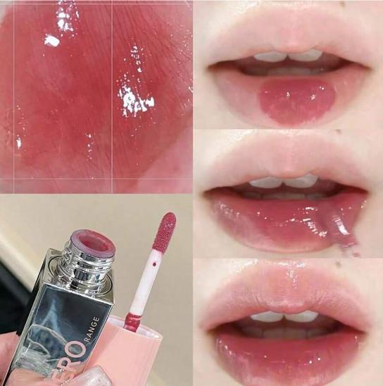 Herorange Mirror-Shine Lip Gloss, Moisturizing and Non-Sticky, Comes in a Variety of Colors, Suitable for Both Men and Women, Perfect for Holiday