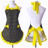 Women's Cake Apron Fashion Bowknot Apron for Women Girls Retro Kitchen Cooking Apron with Pockets Mother's Day Gifts
