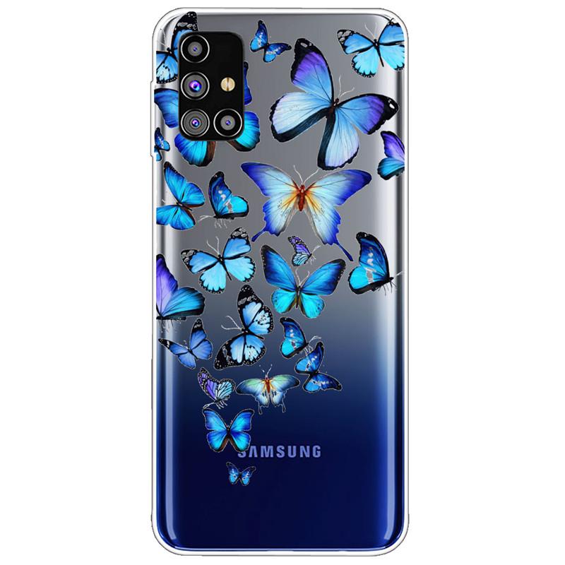 Clear Soft Cover for Samsung A31 A41 A51 A71 Case TPU Transparent Lovely Fashion Cases for Galaxy A71 Silicone Bumper Cat