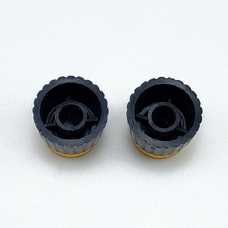 2PCS Guitar String Post Caps Precisions Machined Potentiometers Comfortable Textured Surfaces for Enhancing Playabilitys
