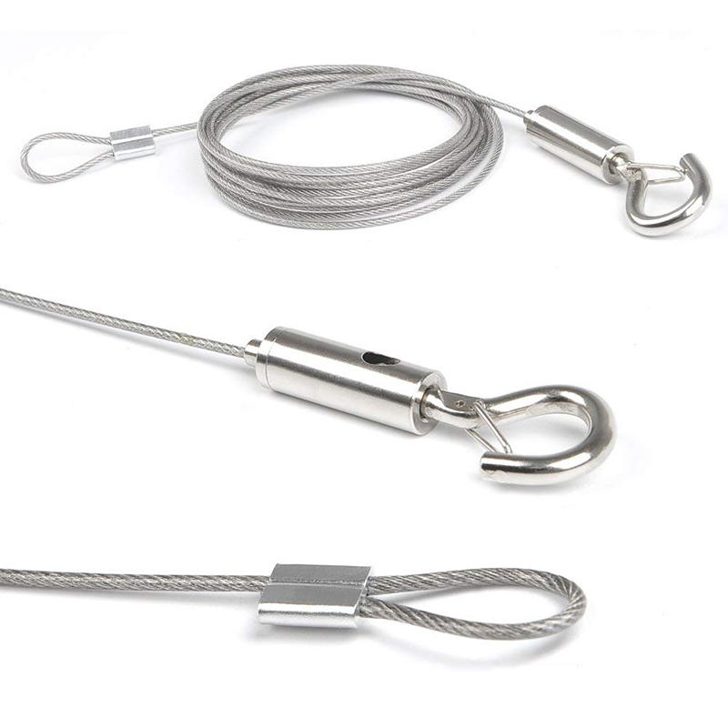 Multi-Purpose Picture Photo Hanging Wires Adjustable Mirror Exhibition Hanging Hanging Rope Steel Wire