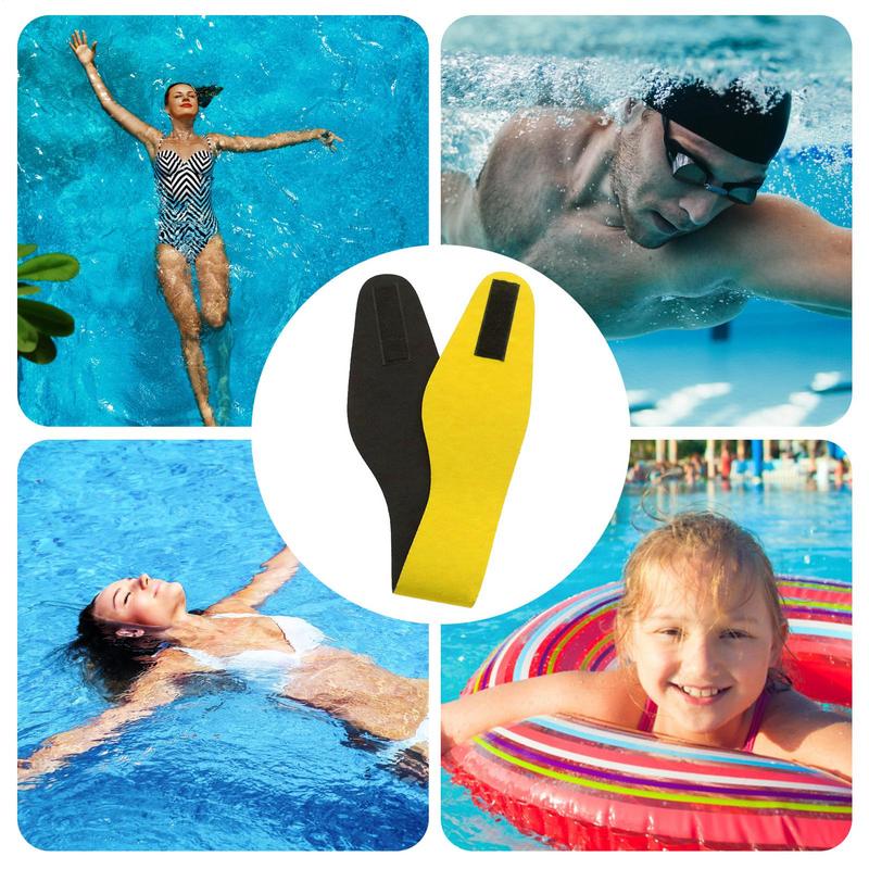 Swim Headband Swim Ear Cover Adjustable Bands Breathable Shower Headband Protection Guard For Swimmers Teens Kids Women Men Boys