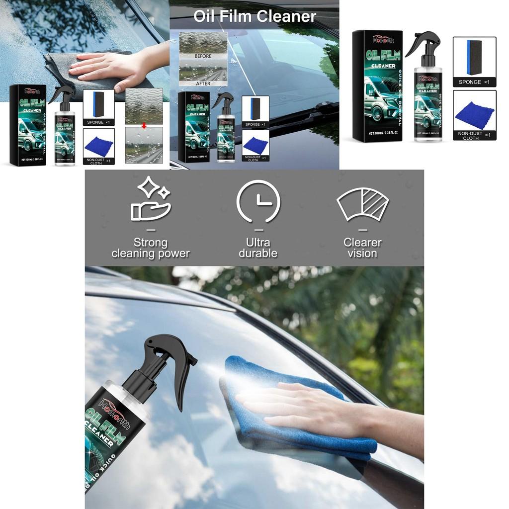 Premium Homonth Windshield Cleaner With Sponge And Towel For Spotless Auto Glass Care