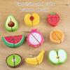 Simulation Kitchen Pretend Toy Wooden Classic Game Montessori Educational Toy For Children Kids Gift Cutting Fruit Vegetable Set