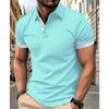 Frühlings- und Sommer-T-Shirt Herren Kurzarm Freizeit-Oberteil Mode-Poloshirt