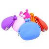 Cute Cartoon Silicone Coin Purse - Women's Mini Coin Bag with Soft Surface and Buckle Closure