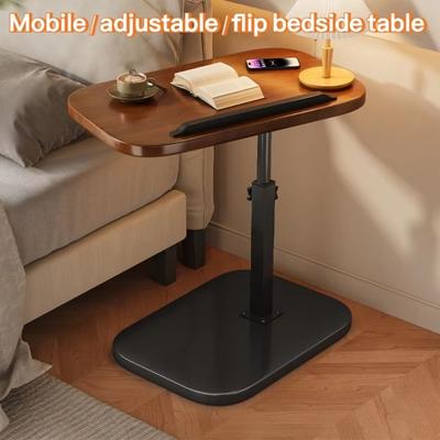 Foldable Adjustable Bedside Table Flip Desktop Rotating Coffee Table Rental House