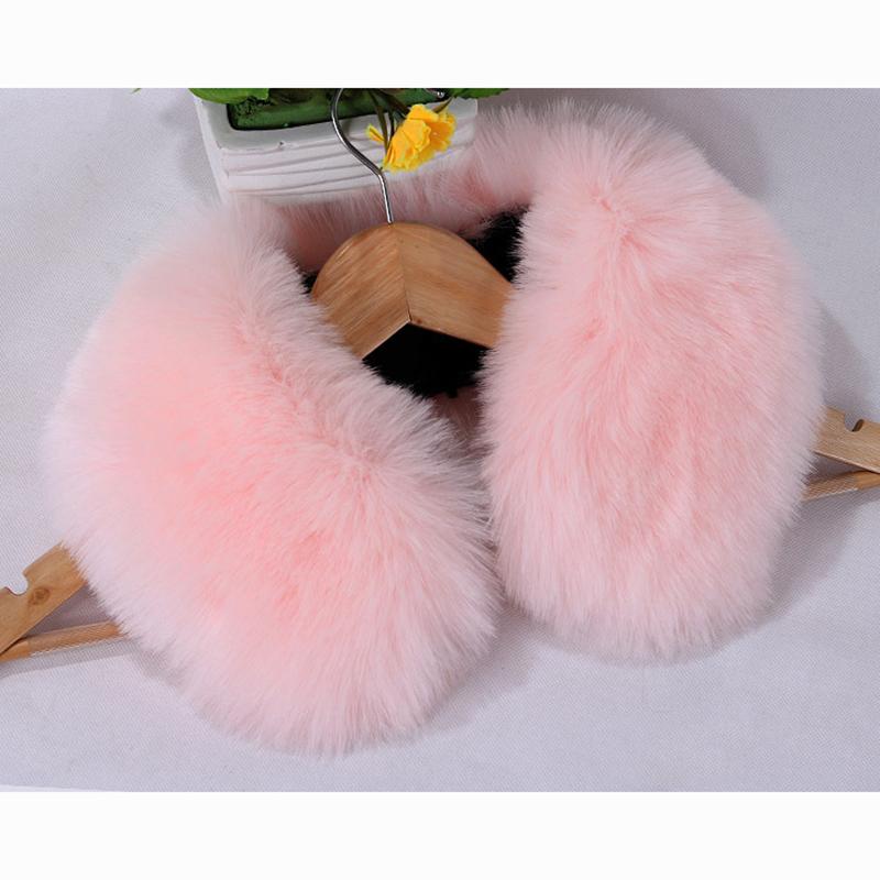 Límec Liščí kožešina Šála Zimní Luxusní Nadýchaná Šála Udržuje Krk v Teple Ženy Muži Huňaté Čtvercové Šály Doplňky ke Kabátu