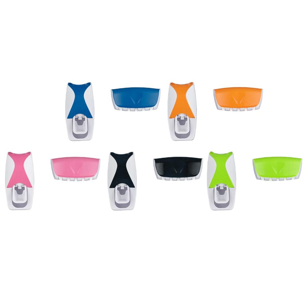 Wall-mounted Design Toothbrush Holder Automatic Dispenser