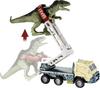 Jurassic World Toys Dinosaur Transporter with 1 Vehicle and 1-2 Mini Dinosaurs, Ages 3+