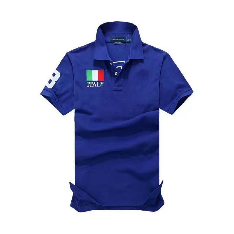 RogueWave Herre Poloskjorter Kortermet Business Casual Herre T-skjorter Broderi Mann T-skjorter