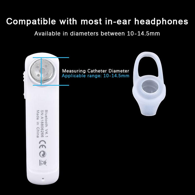 10Pcs Silicone Ear Bud Eartips Cushions For Universal Wireless Bluetooth-Compatible Headphone Earphone Earplugs Replacement