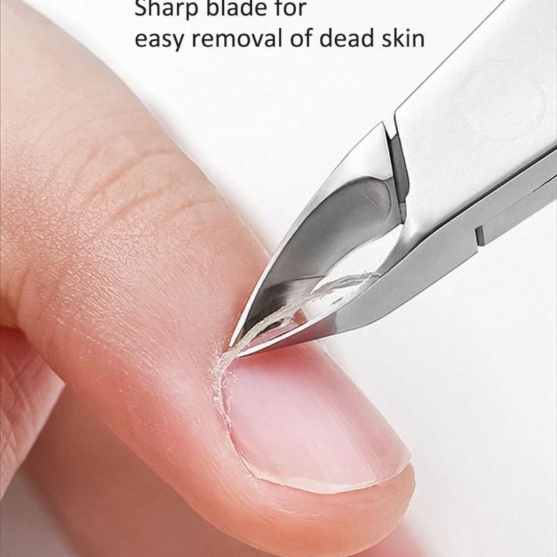 1pc Stainless Steel Set Nail Cutter Clipper Nipper Nail Tools Kit Nail Care Kit Dead Skin Remover Kit Cuticle Pushers Manicure And Pedicure Set