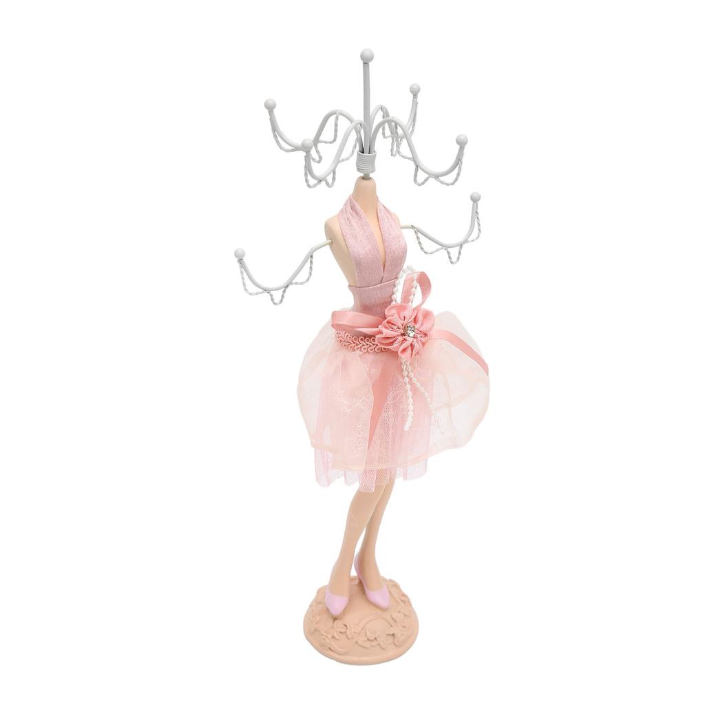 Elegant Jewelry Display Stand Mannequin Dress Necklace Jewelry Rack Holder for Rings Bracelet Earrings