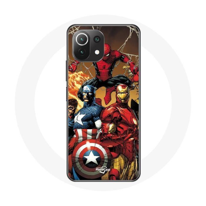 Coque pour Xiaomi Mi 11 Lite Avengers invaders Anciens soldats