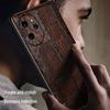 Honor 60 Series Genuine Leather Protective Case - Cowhide Grain All-Inclusive High-End Cover