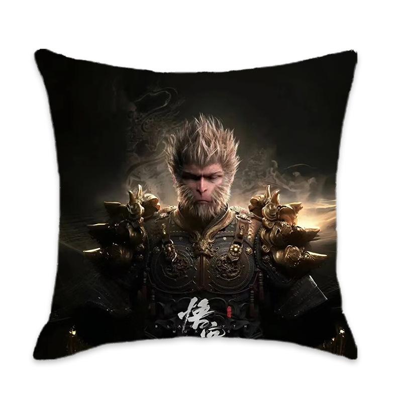 Kissen der New Black Myth Wukong Serie Bequem und weich Auto Zuhause Schlafzimmer Nachttischkissen Kissen