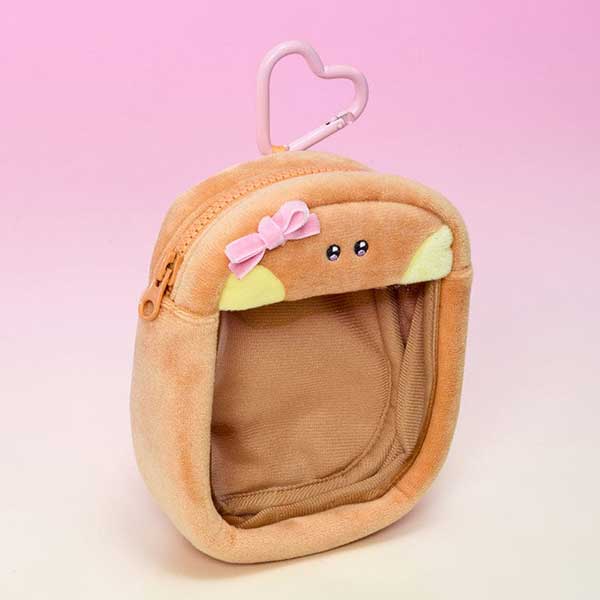 Official BT21 Minini 'Ribboned U' Clear Bag Charm Pouch - Trendy Bag Decor