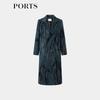 PORTS Women's 2024 Autumn Mid-Length Lapel Coat