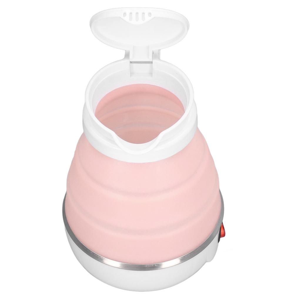 Folding Silicone Kettle 600W Efficient Food Grade Safe Foldable Electric Kettle for Travel Camping Outdoor