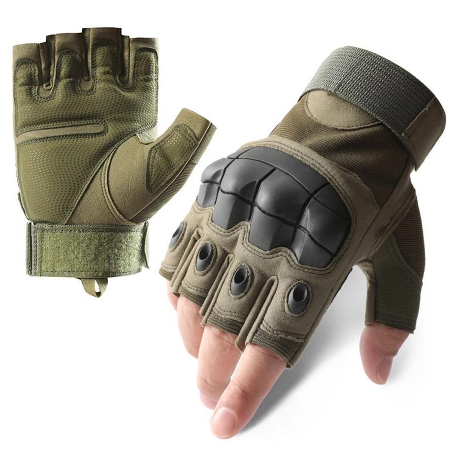 

Durable And Safe Tactical Fingerless Gloves Protection Breathable Comfortable & Perfect For Summer Outdoor Activities Hiking Hunting Gloves XL