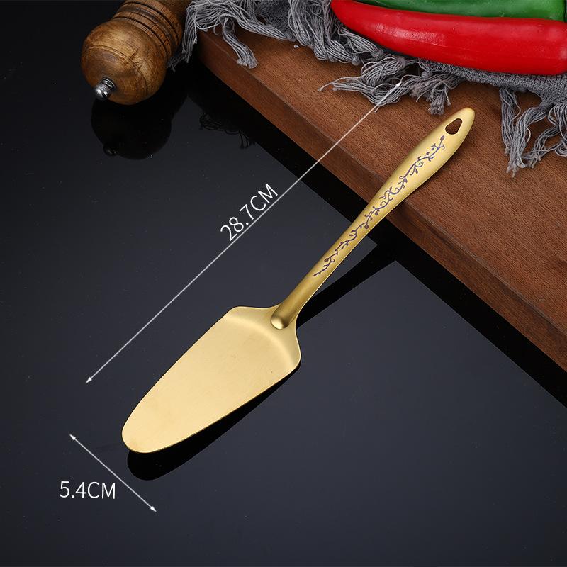 Stainless Steel Spatula Colander Frying Cooking Utensils Wholesale Shovel Hot Pot Household Kitchen Set Utensil Tools Gadgets