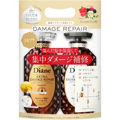 Nature Labo Diane Perfect Beauty Extra Damage Shampoo & Treatment 03 Planed 450ml X 2 Perfect Beauty Diane Shampoo/conditioner (damage Care) (1) Rinse