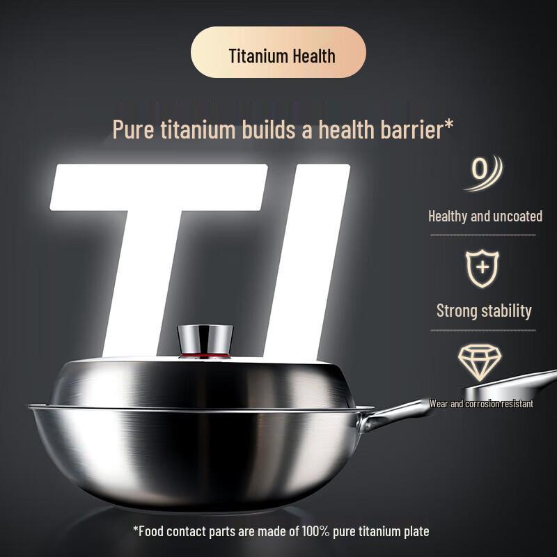 Chui Da Huang Titanium Wok 32cm