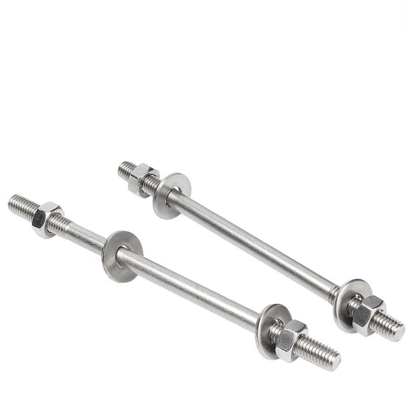 304 Stainless Steel Double-Ended Bolt & Nut Set