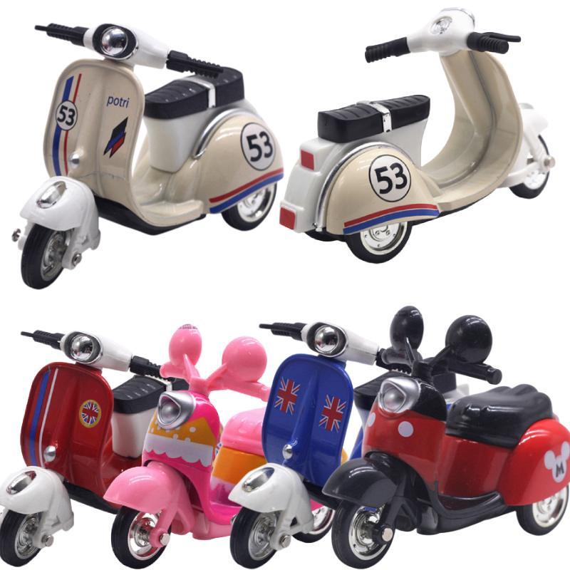 Alloy Lady Motorcycle Sheep Model Display Box 143 Scale, Powerful Return Function, Multi-functional, 107*4cm