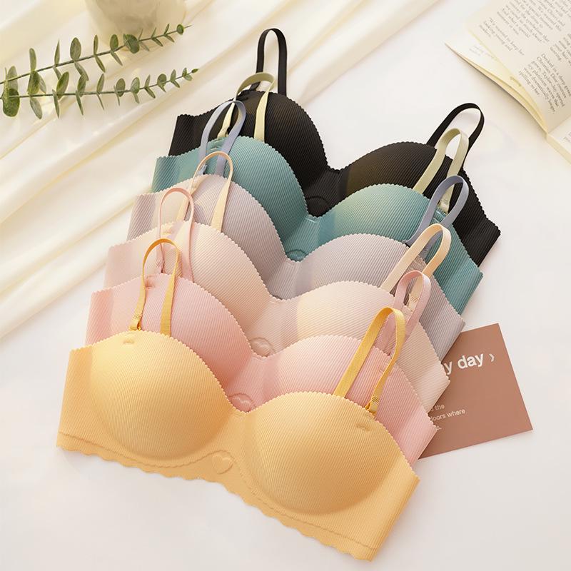 Push-Up Lingerie Bra for Small Chest: Wireless, Breathable, Anti-Sagging, Beautiful Back Support