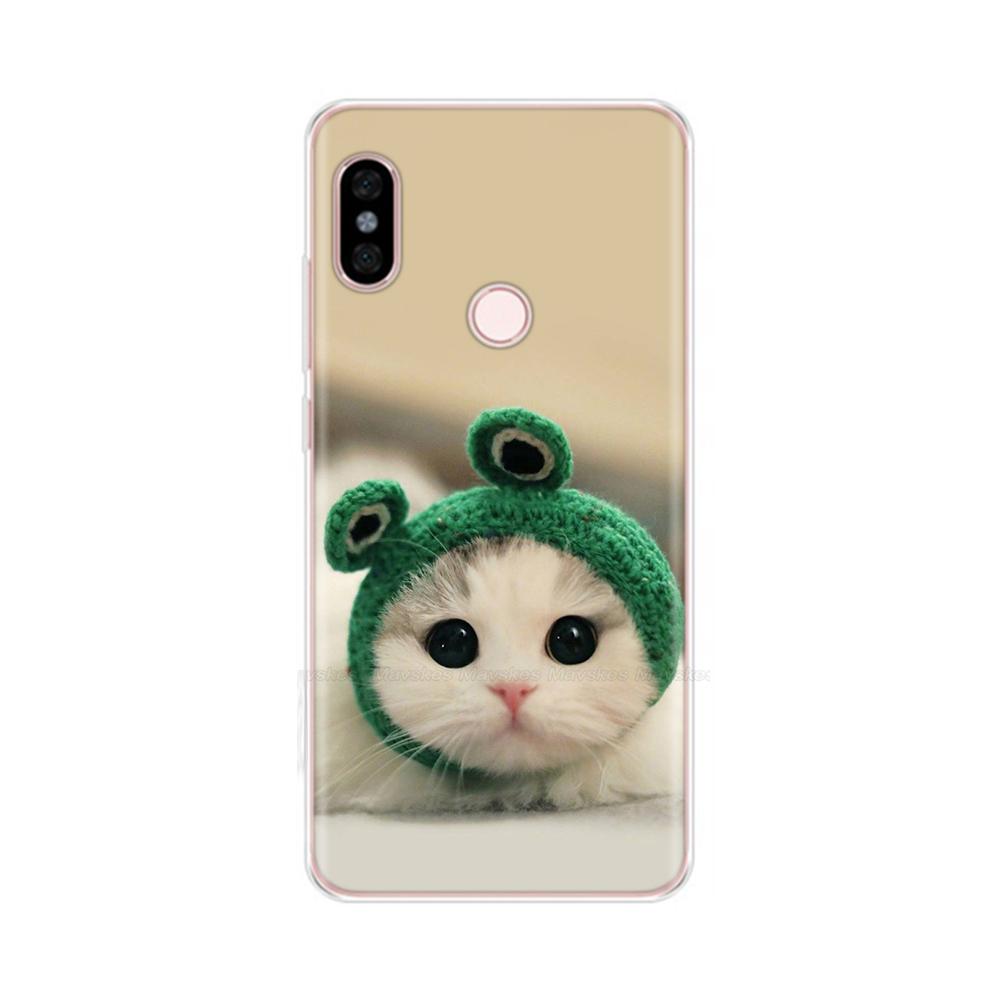 For Redmi Note 5 Note5 Pro Protective Shell Soft Silicone Phone Case Cartoon Painted Back Cover For Redmi Note 5 6 Pro Fundas