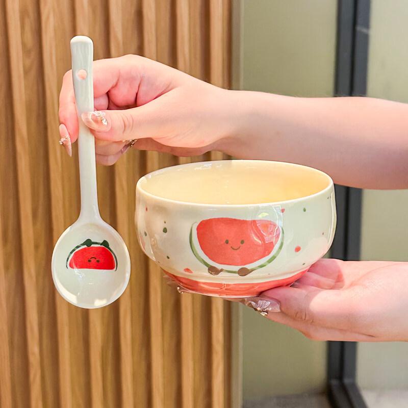 Cartoon Ceramic Fruit Rice Bowl