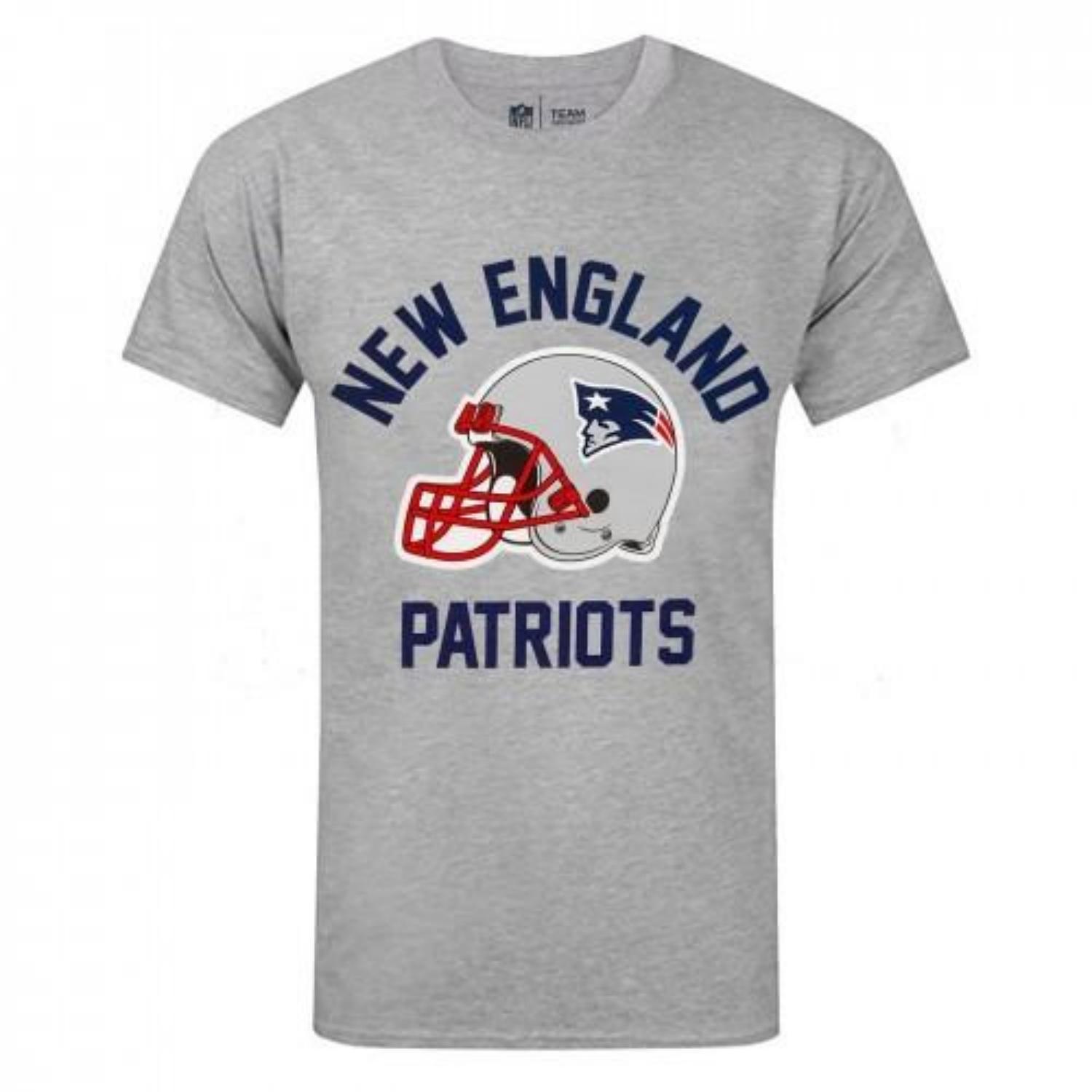 

NFL Mens New England Patriots Helmet T-Shirt S чёрный