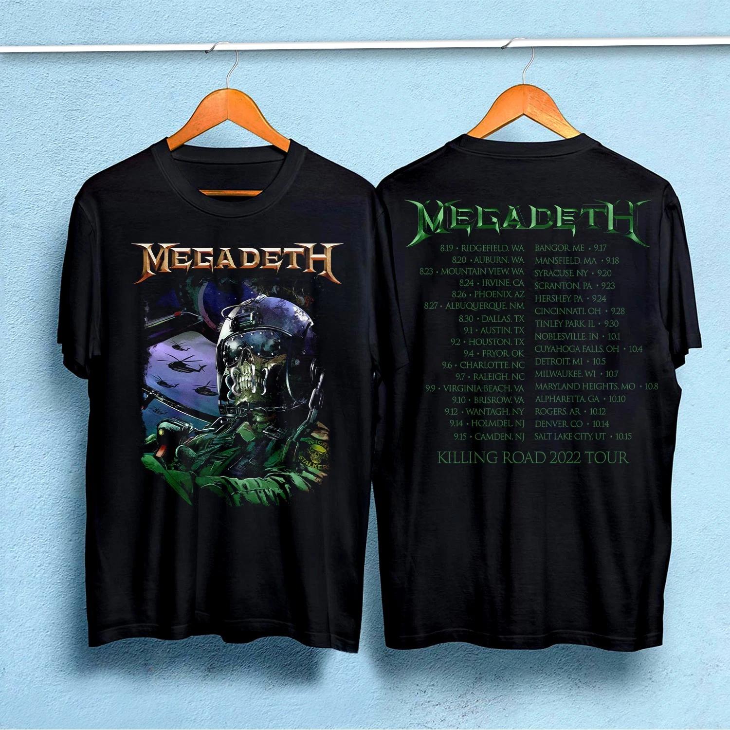 Megadeth Five Finger Death Punch Tour 2022 T Shirt 4XL