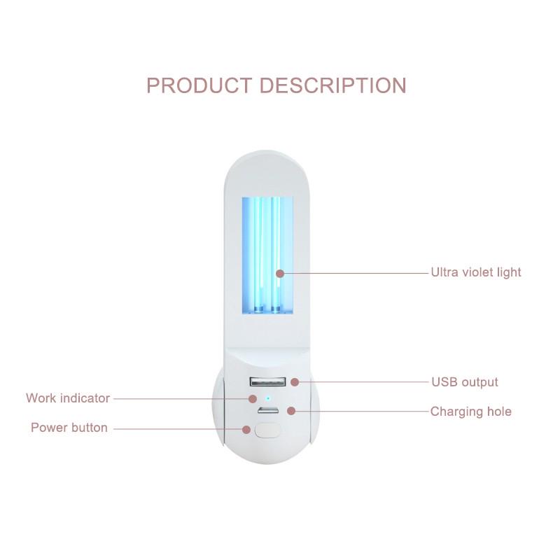 Buy Portable Handheld Germicidal Light UVC Bulb Sterilizer UV Light