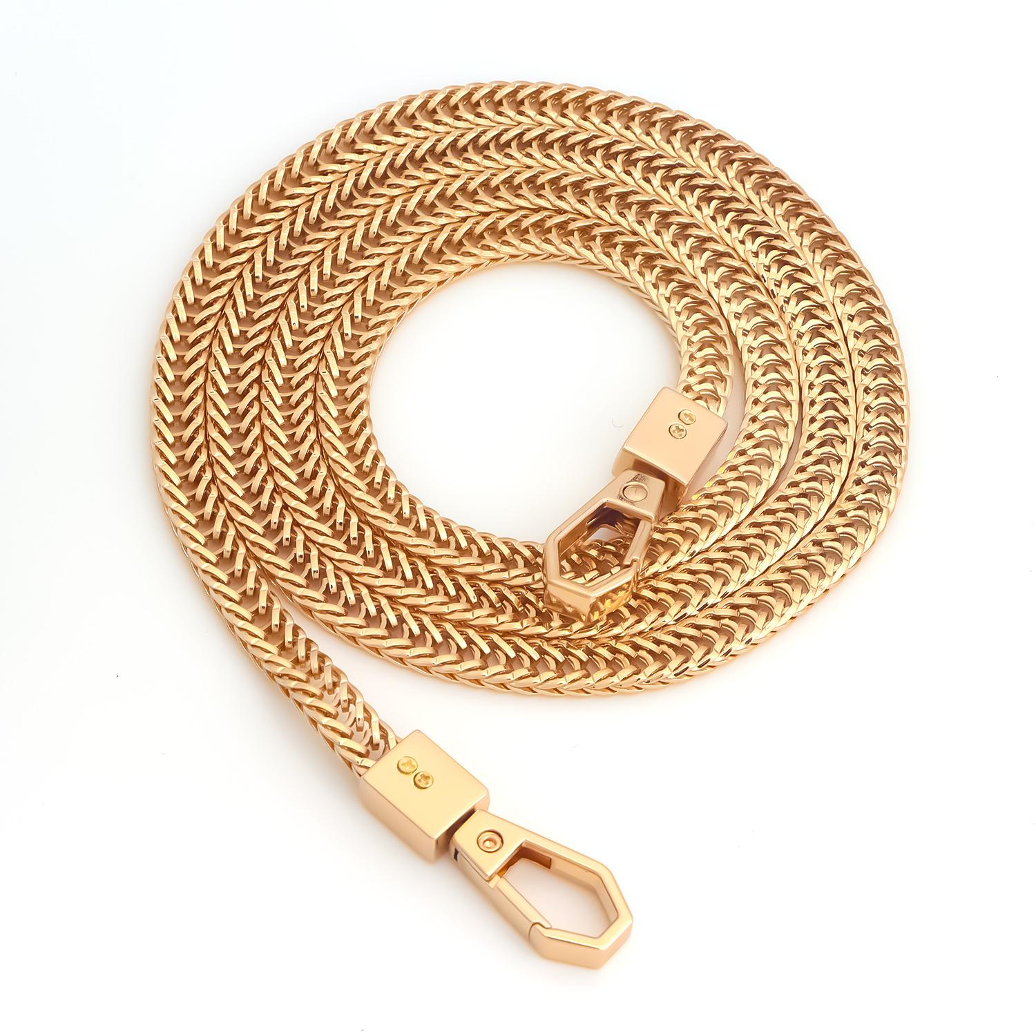 

Сумка-цепочка из змеиной кости, Железная плоская сумка, Кошелек, Цепочка для сумки, Аксессуары, Ремешок для сумки через плечо, Замена ремешка для сумки, Сделай сам, Изготовление кошелька 40cm