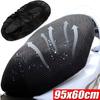 Motorcycle 3D Mesh Fabric Anti-Skid Pad Scooter Seat Electric Bike Seat Cover Summer Breathable Covers Cushion Net Cover