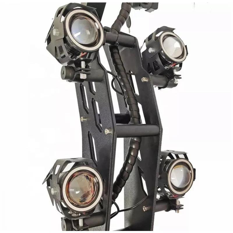 X14 10000W Dual Motor EU Lagerbestand Elektroroller 72V 40AH Batterie 13 Zoll Reifen Faltbarer Mobiler Elektroroller