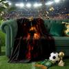 Dragon's Fiery Warcraft game Throws Blanket Flannel Blankets Plush for Couch Bed Gifts for Men Women Travel picnic blanket Christmas fan gifts