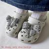 1 Set Faux  Diy Accessories  Elegant Bow Shoes Decor Suitable For Hole Shoes And Sandals Holidays Party Gifts