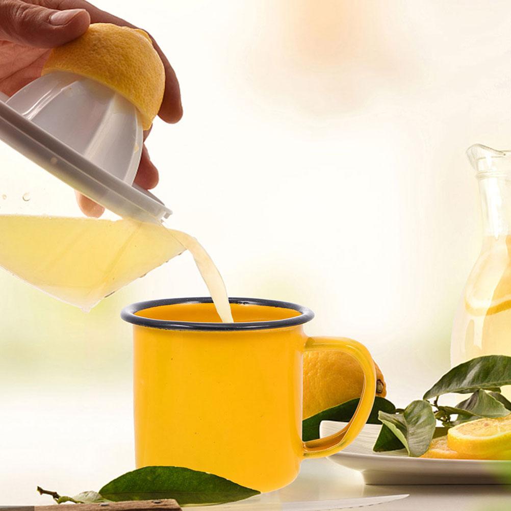 4 Pezzi Tazze da Acqua Smaltate Retrò Tazze da Caffè Tazza da Tè Stile Vintage per Casa Ufficio Viaggio Cucina Articoli da Bar