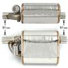 2/2.36/2.5/2.75/3 Inch Car Vacuum Exhaust Sounds Valve Muffler With Double Remote Controller Left and Right Air Pump