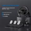 Steering Wheel for PC Racing with PS4/Xbox Series X Compatibility, Includes Three-Pedal Shifter
